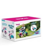 DOLU Tricicleta pentru copii My first trike Roz cu claxon si 2 cosulete