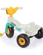 DOLU Tricicleta pentru copii Pastel din plastic cu roti late si cosulet pentru accesorii
