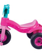 DOLU Tricicleta pentru copii Unicorn din plastic cu roti late si cosulet pentru accesorii