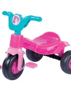 DOLU Tricicleta pentru copii Unicorn din plastic cu roti late si cosulet pentru accesorii