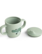 Done by Deer Cana de antrenament din silicon cu doua manere Playground green 120 ml