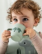 Done by Deer Cana de antrenament din silicon cu doua manere Playground green 120 ml