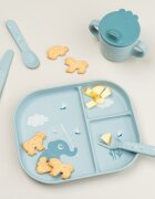 Done by Deer Farfurie compartimentata Foodie Elphee blue