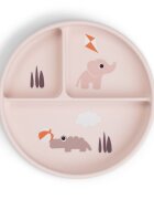 Done by Deer Farfurie compartimentata Stickstay Playground powder