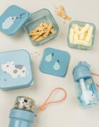 Done by Deer Set 3 caserole pentru gustari Tiny Farm blue