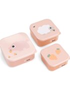 Done by Deer Set 3 caserole pentru gustari Tiny Farm powder