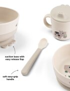 Done by Deer Set de masa cu ventuza Foodie Tiny Farm sand