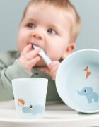 Done by Deer Set pentru primele mese Foodie Playground Blue