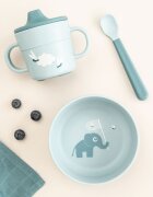 Done by Deer Set prima masa cu ventuza Foodie Elphee Blue