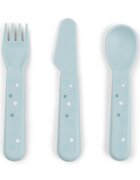 Done by Deer Set tacamuri Foodie Happy Dots blue