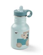 Done by Deer Sticla din inox pentru copii Tiny Farm Albastru 350 ml