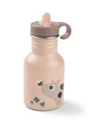 Done by Deer Sticla din inox pentru copii Tiny Farm Roz Pudra 350 ml