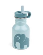 Done by Deer Sticla metalica cu pai Elphee Blue 350 ml