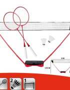 DONNAY Set de badminton cu fileu si 2 rachete