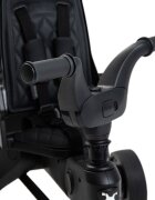 Doona Tricicleta pentru copii Liki Trike Midnight Editie limitata ultrapliabila in 3 secunde spatar reglabilcopertina cu protectie UV frana de picior si roti din cauciuc Eva