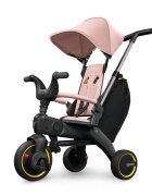 Doona Tricicleta pentru copii Liki Trike S3 Bush Pink ultrapliabila spatar reglabil in multiple pozitii ultracompacta frana cadru din aluminiu