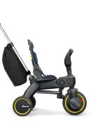 Doona Tricicleta pentru copii Liki Trike S3 Deep Blue ultrapliabila spatar reglabil in multiple pozitii ultracompacta frana cadru din aluminiu