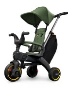 Doona Tricicleta pentru copii Liki Trike S3 Desert Green ultrapliabila spatar reglabil in multiple pozitii ultracompacta frana cadru din aluminiu