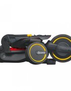 Doona Tricicleta pentru copii Liki Trike S3 Flame Red ultrapliabila spatar reglabil in multiple pozitii ultracompacta frana cadru din aluminiu