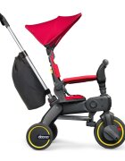 Doona Tricicleta pentru copii Liki Trike S3 Flame Red ultrapliabila spatar reglabil in multiple pozitii ultracompacta frana cadru din aluminiu