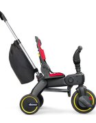 Doona Tricicleta pentru copii Liki Trike S3 Flame Red ultrapliabila spatar reglabil in multiple pozitii ultracompacta frana cadru din aluminiu