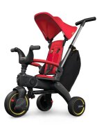 Doona Tricicleta pentru copii Liki Trike S3 Flame Red ultrapliabila spatar reglabil in multiple pozitii ultracompacta frana cadru din aluminiu