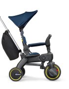 Doona Tricicleta pentru copii Liki Trike S3 Royal Blue ultrapliabila spatar reglabil in multiple pozitii ultracompacta frana cadru din aluminiu