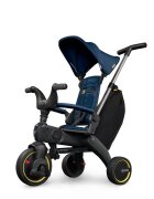 Doona Tricicleta pentru copii Liki Trike S3 Royal Blue ultrapliabila spatar reglabil in multiple pozitii ultracompacta frana cadru din aluminiu