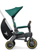 Doona Tricicleta pentru copii Liki Trike S5 Racing Green de la 10 luni ultrapliabila spatar reglabil multiple pozitii roti de calitate superioara geanta transport