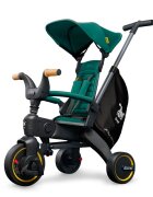 Doona Tricicleta pentru copii Liki Trike S5 Racing Green de la 10 luni ultrapliabila spatar reglabil multiple pozitii roti de calitate superioara geanta transport