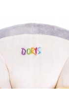 Doris Balansoar copii 2in1 Calut Gri din plus cu roti si scaunelspatar confortabilcenturi de sigurantagreutate maxim admisa 30kg