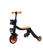 Doris Trotineta multifunctionala 8in1 Orange tranformabila in tricicletabicicleta echilibrutrotinetaghidon cu inaltime reglabilausor de transformatse adapteaza nevoile in crestere ale copiluluiSarcina admisa 50 kg