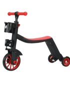 Doris Trotineta multifunctionala 8in1 Rosu tranformabila in tricicletabicicleta echilibrutrotinetaghidon cu inaltime reglabilausor de transformatse adapteaza nevoile in crestere ale copiluluiSarcina admisa 50 kg