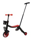 Doris Trotineta multifunctionala 8in1 Rosu tranformabila in tricicletabicicleta echilibrutrotinetaghidon cu inaltime reglabilausor de transformatse adapteaza nevoile in crestere ale copiluluiSarcina admisa 50 kg