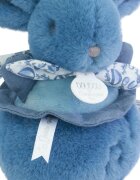 Doudou et Compagnie Iepuras muzical Doudou Albastru 20 cm pentru patut sau carucior