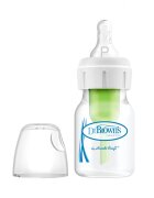 Dr.Brown Biberon pentru bebelusi Prematuri 60ml cu sistem ventilatie anticoliciTetina speciala pentru prematuriMateriale fara BPACompatibil masina de vase si sterilizator