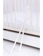 Drewex Patut Lulaya cu sertar Alb + Saltea Cocos 12 cm