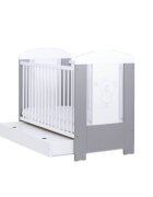 Drewex Patut pentru copii Bear cu sertar Silver
