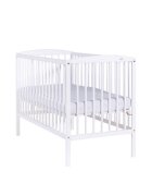 Drewex Patut pentru copii Clasico Alb + Saltea Cocos 8 Cm