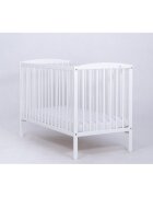 Drewex Patut pentru copii Clasico Alb + Saltea Cocos 8 Cm