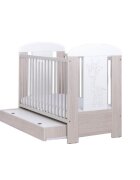Drewex Patut pentru copii Giraffe cu sertar Natur cu Alb