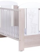 Drewex Patut pentru copii Giraffe Natur cu Alb