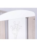Drewex Patut pentru copii Giraffe Natur cu Alb