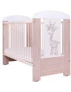 Drewex Patut pentru copii Giraffe Natur cu Alb