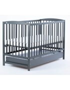 Drewex Patut tip canapea Lulaya cu sertar graphite