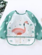 drool Baveta impermeabila cu maneci Flamingo