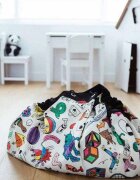 drool Covoras de joaca si saculet de jucarii 2in1 Toys Coloreaza-ma
