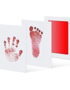drool Kit amprenta pentru manuta si piciorus Rosu