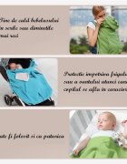 drool Protectie universala pentru sisteme de purtare tip marsupiu Alb