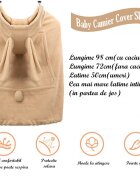 drool Protectie universala pentru sisteme de purtare tip marsupiu Alb